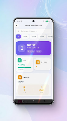 PhoneXpert: Device Test screenshot
