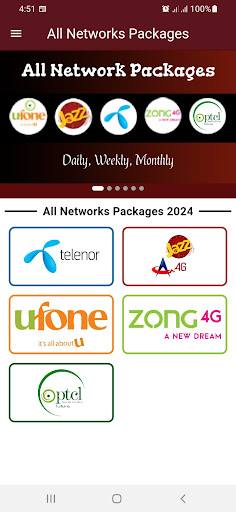 All Networks Packages 2026 screenshot