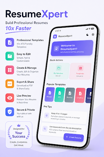 ResumeXpert: CV & Resume Maker screenshot